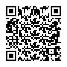 QR Code สำหรับหมายเลขโทรศัพท์ +2698767806