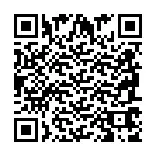 Codice QR per il numero di telefono +2698767810