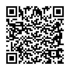 QR Code pour le numéro de téléphone +2698767812