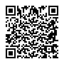 QR код за телефонен номер +2698767817