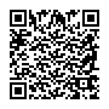 QR Code pour le numéro de téléphone +2698767831