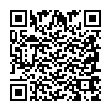 QR-код для номера телефона +2698767834