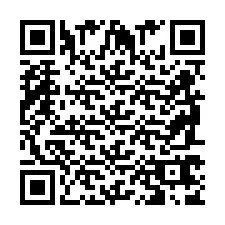 QR-код для номера телефона +2698767841