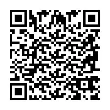 QR-код для номера телефона +2698767842