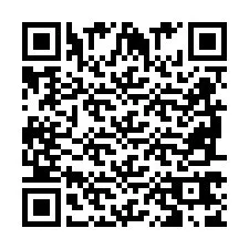 QR Code for Phone number +2698767843