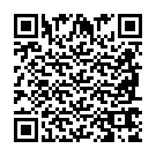 QR-Code für Telefonnummer +2698767846