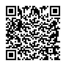 QR-code voor telefoonnummer +2698767868