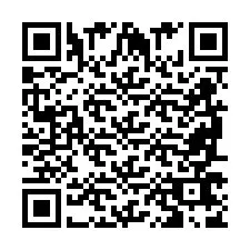 Código QR para número de telefone +2698767877