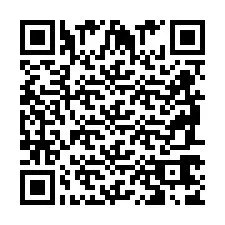 Codice QR per il numero di telefono +2698767880