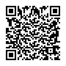 QR-Code für Telefonnummer +2698767894