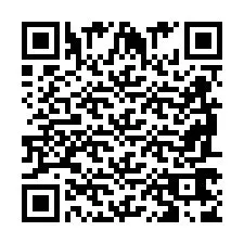 Codice QR per il numero di telefono +2698767895