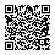 QR код за телефонен номер +2698767902