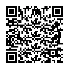 QR-code voor telefoonnummer +2698767918