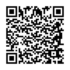 QR-код для номера телефона +2698767972