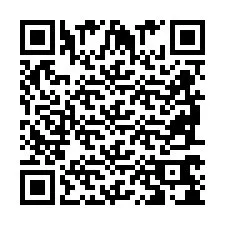 QR-код для номера телефона +2698768003