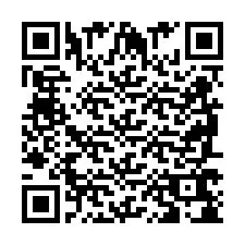 Código QR para número de telefone +2698768064