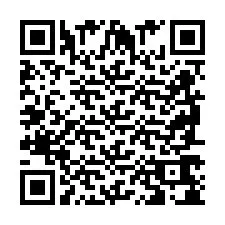 Código QR para número de telefone +2698768098