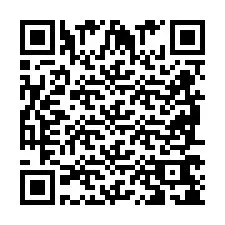 QR Code สำหรับหมายเลขโทรศัพท์ +2698768126