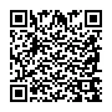 QR-code voor telefoonnummer +2698768134