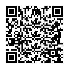 QR Code สำหรับหมายเลขโทรศัพท์ +2698768156