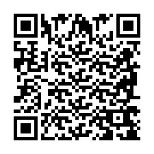 QR-koodi puhelinnumerolle +2698768162