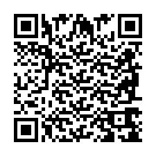 QR-Code für Telefonnummer +2698768182