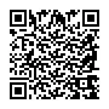 QR-koodi puhelinnumerolle +2698768189