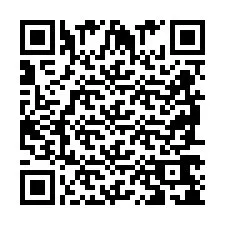 QR-koodi puhelinnumerolle +2698768198