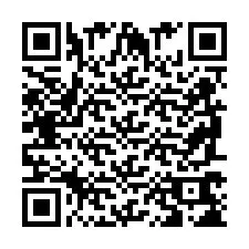 QR-koodi puhelinnumerolle +2698768211