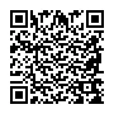 QR Code pour le numéro de téléphone +2698768267