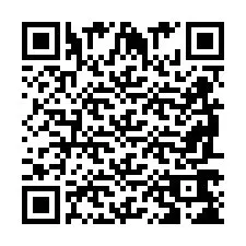 Codice QR per il numero di telefono +2698768295