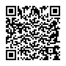 Código QR para número de teléfono +2698768408