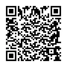 Codice QR per il numero di telefono +2698768415