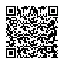 Código QR para número de teléfono +2698768421