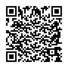 Código QR para número de teléfono +2698768489