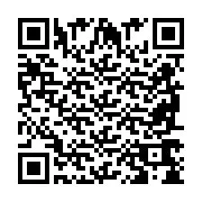 QR-code voor telefoonnummer +2698768497