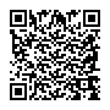 Codice QR per il numero di telefono +2698768498