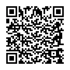 QR код за телефонен номер +2698768502