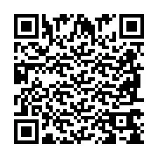 QR код за телефонен номер +2698768506