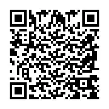 Codice QR per il numero di telefono +2698768509