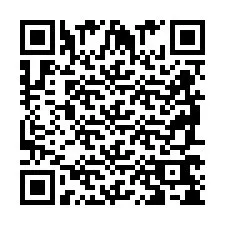 Codice QR per il numero di telefono +2698768520