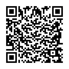 Codice QR per il numero di telefono +2698769166