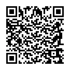 Codice QR per il numero di telefono +2698769191