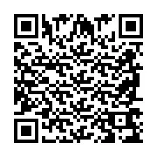 QR-code voor telefoonnummer +2698769229