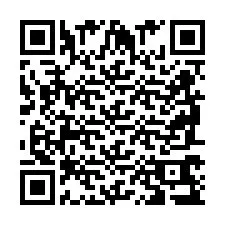 Codice QR per il numero di telefono +2698769304