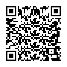 Codice QR per il numero di telefono +2698769334