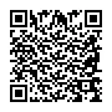 QR-code voor telefoonnummer +2698769433