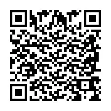 Codice QR per il numero di telefono +2698769436