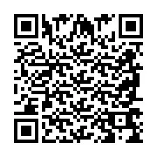 QR-code voor telefoonnummer +2698769438