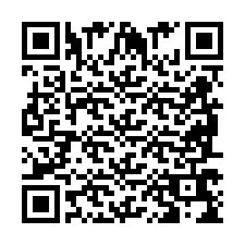 QR-code voor telefoonnummer +2698769456